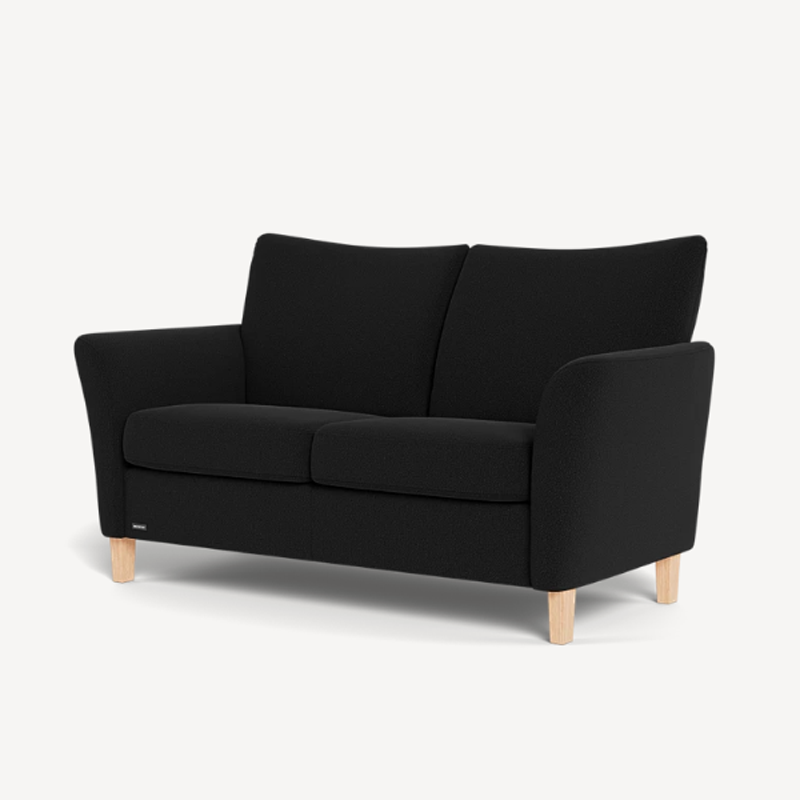 System+ 2½ personers sofa alfa 169 sort stof