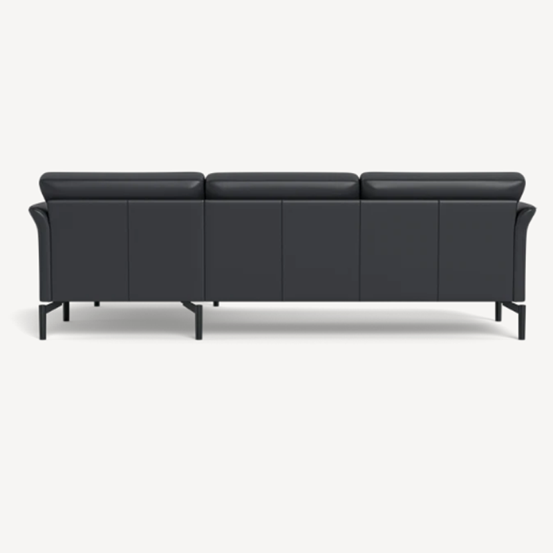 668-17-h-sm-3 Skalma Copenhagen chaiselong sofa i semi-anilin læder i farve 668/17 sort