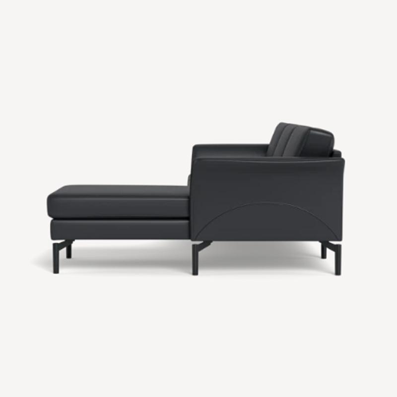 668-17-h-sm-4 Skalma Copenhagen chaiselong sofa i semi-anilin læder i farve 668/17 sort