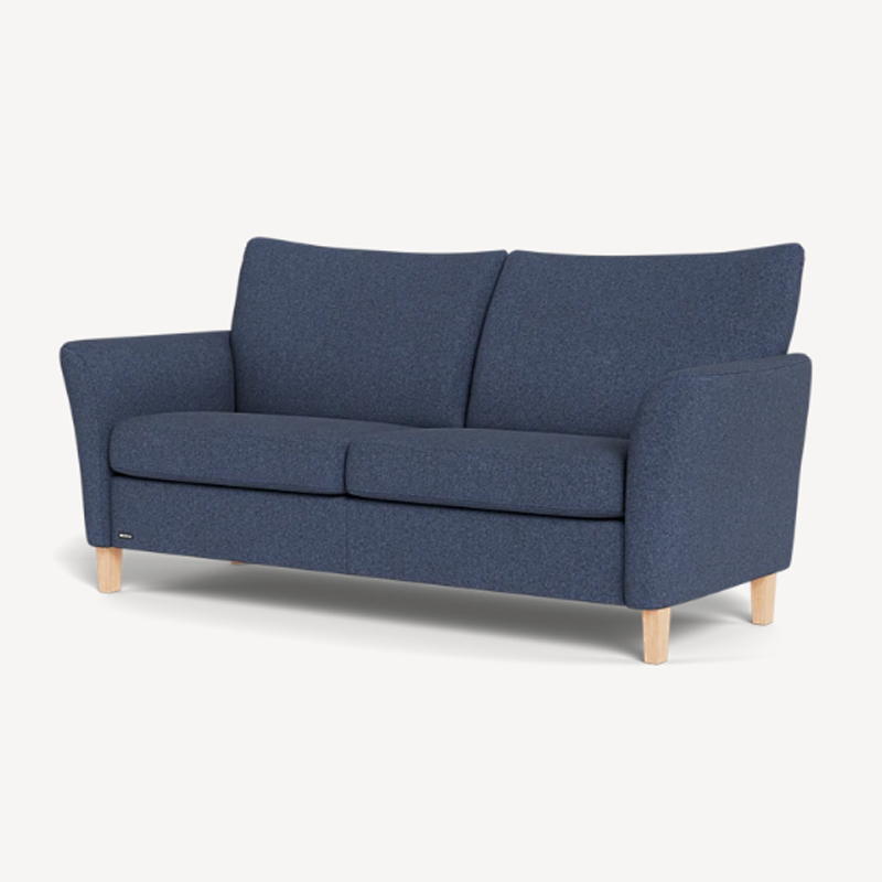 Fenice-denim-1-3 System+ 3 personers sofa Fenice denim stof