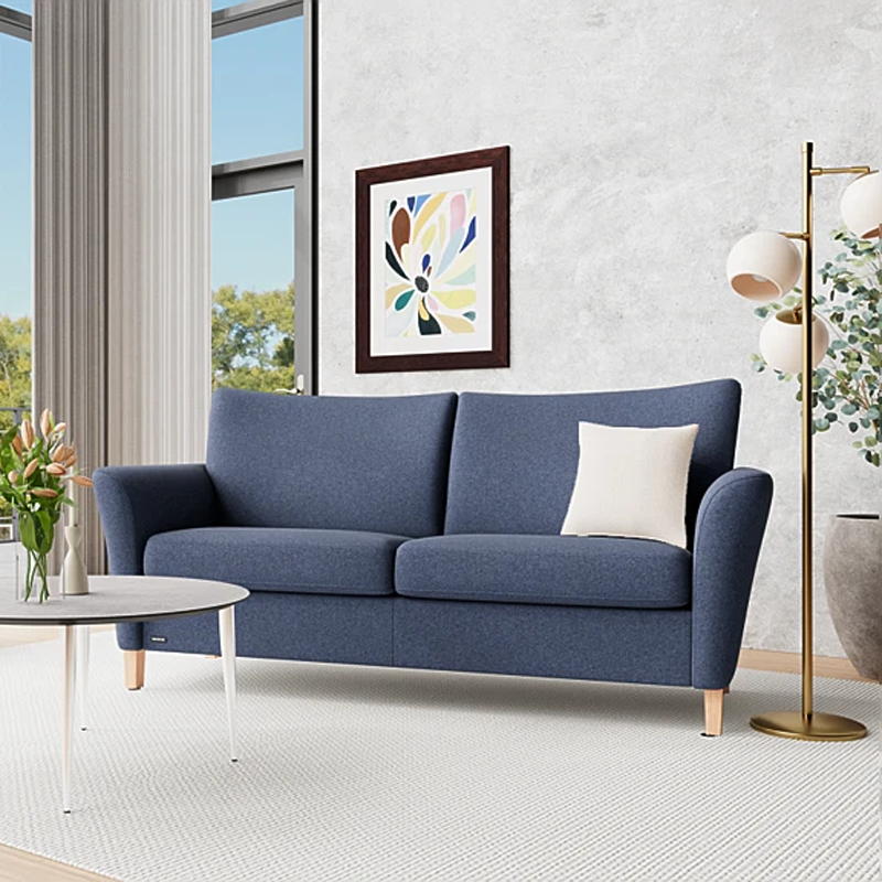 Fenice-denim-3-3 System+ 3 personers sofa Fenice denim stof