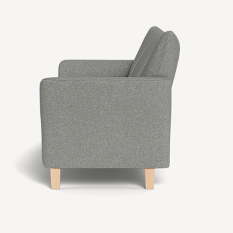 Fenice-graa-4-3 System+ 3 personers sofa Fenice grå stof