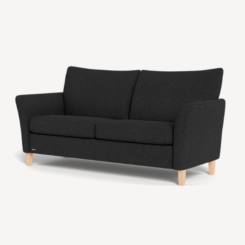 Fenice-koksgraa-1-3 System+ 3 personers sofa Fenice koksgrå stof