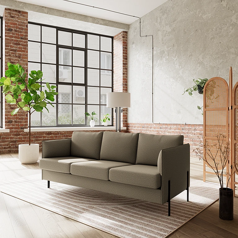 Unite-365-11-beige-2-3 London 3 personers sofa i Unite 365/11 Beige