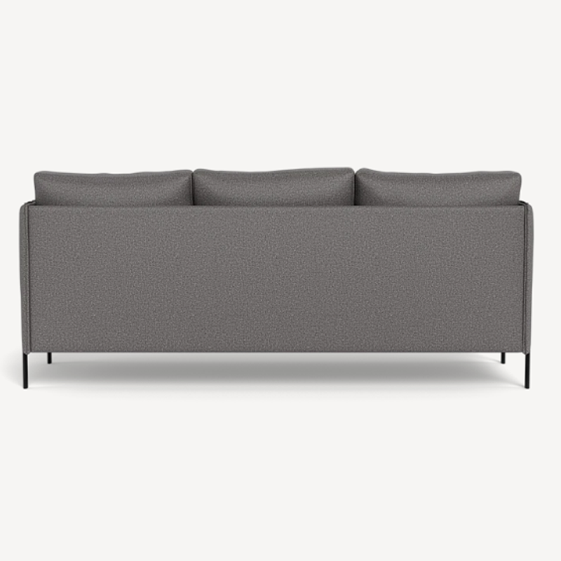 Unite-365-36-graa-3-3 London 3 personers sofa i Unite 365/36 Grå stof