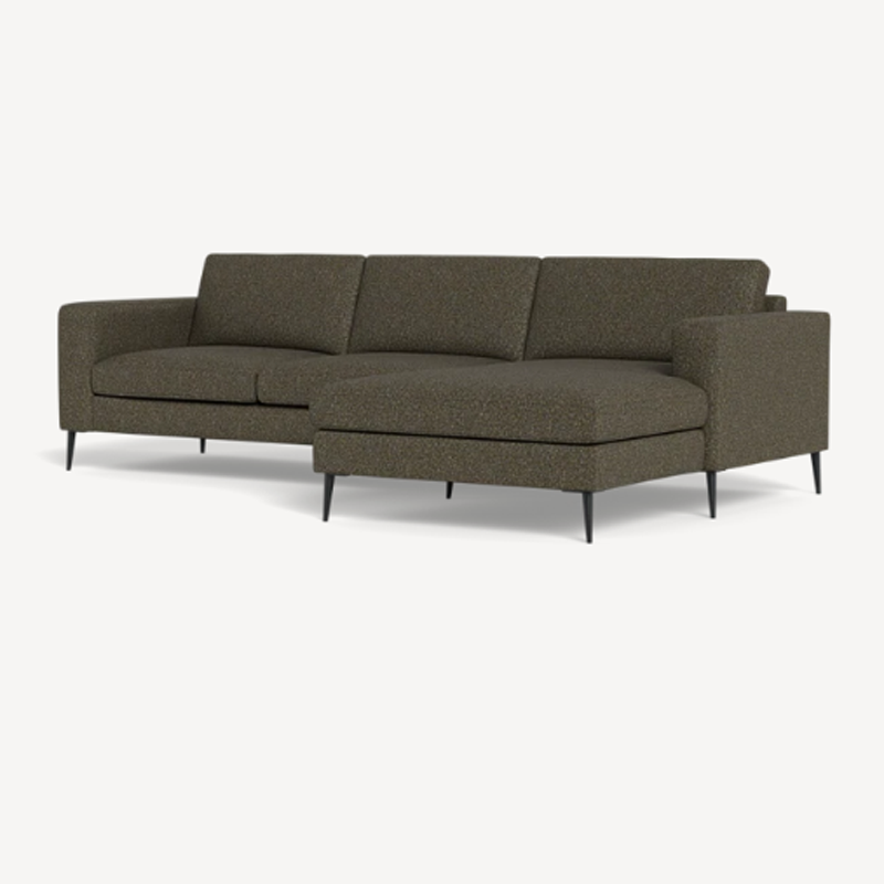 Livo Chaiselong sofa i oasis turtle stof