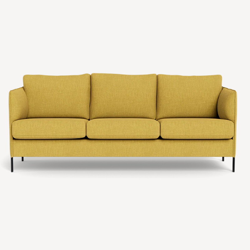 london-casual-gul-1-3 London 3 personers sofa i Casual 401/07 Gul stof