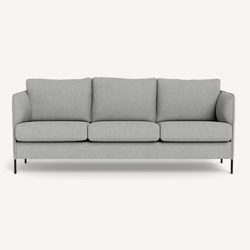 london-casual-lysegraa-1-3 London 3 personers sofa i Casual 401/03 Lysegrå stof
