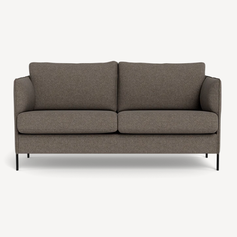 London 2½ personers sofa i Misha 432/29 Lysebrun stof