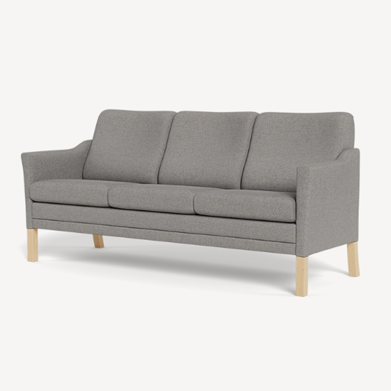 Milos 3 personers sofa i 261/08 Grå stof