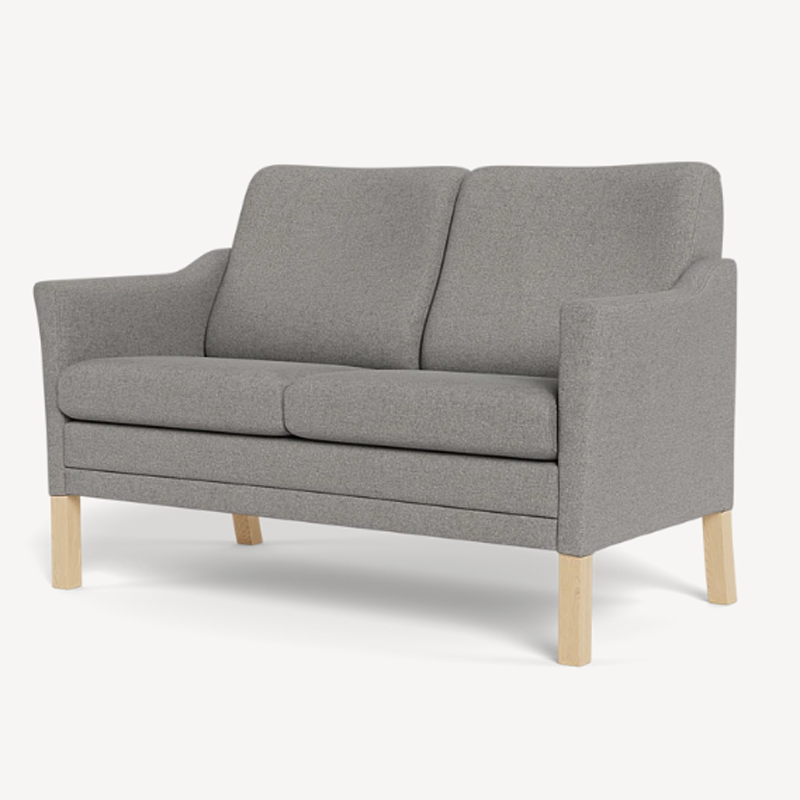 Milos 2 personers sofa i 261/08 Grå stof