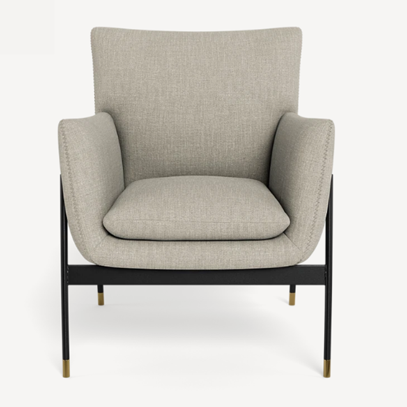 Leah lænestol i casual stof 401-11 beige
