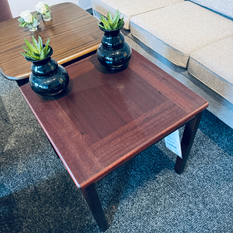 Hjørnebord i mahogni - outlet