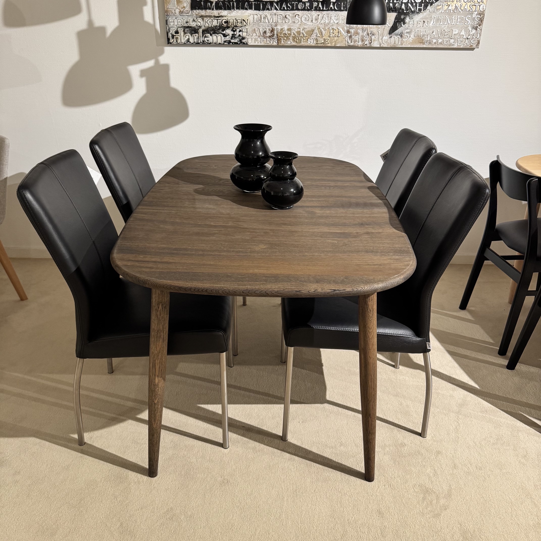 haslev spisebord med 4 Just Design stole haslev spisebord med 4 Just Design stole