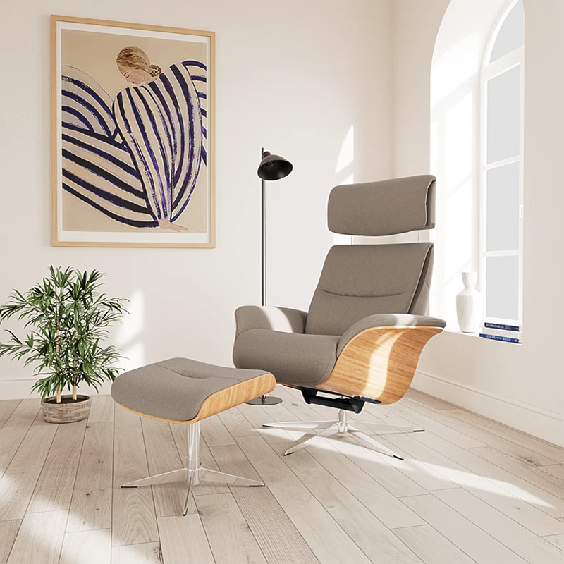 Golf Wood Bloq-Taupe-3461-krom Golf Wood Bloq-Taupe-3461-krom